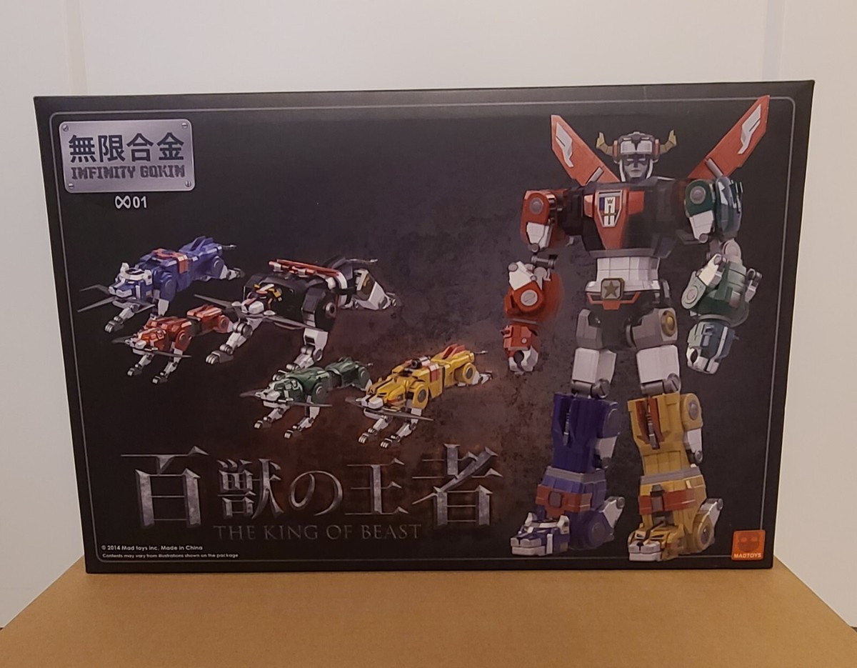 Mad Toys Infinity Gokin King of Beast Complete Voltron Third Party