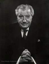 1946 Original JOSEPH BECH Luxembourg Prime Minister YOUSUF KARSH Photo On 16x20