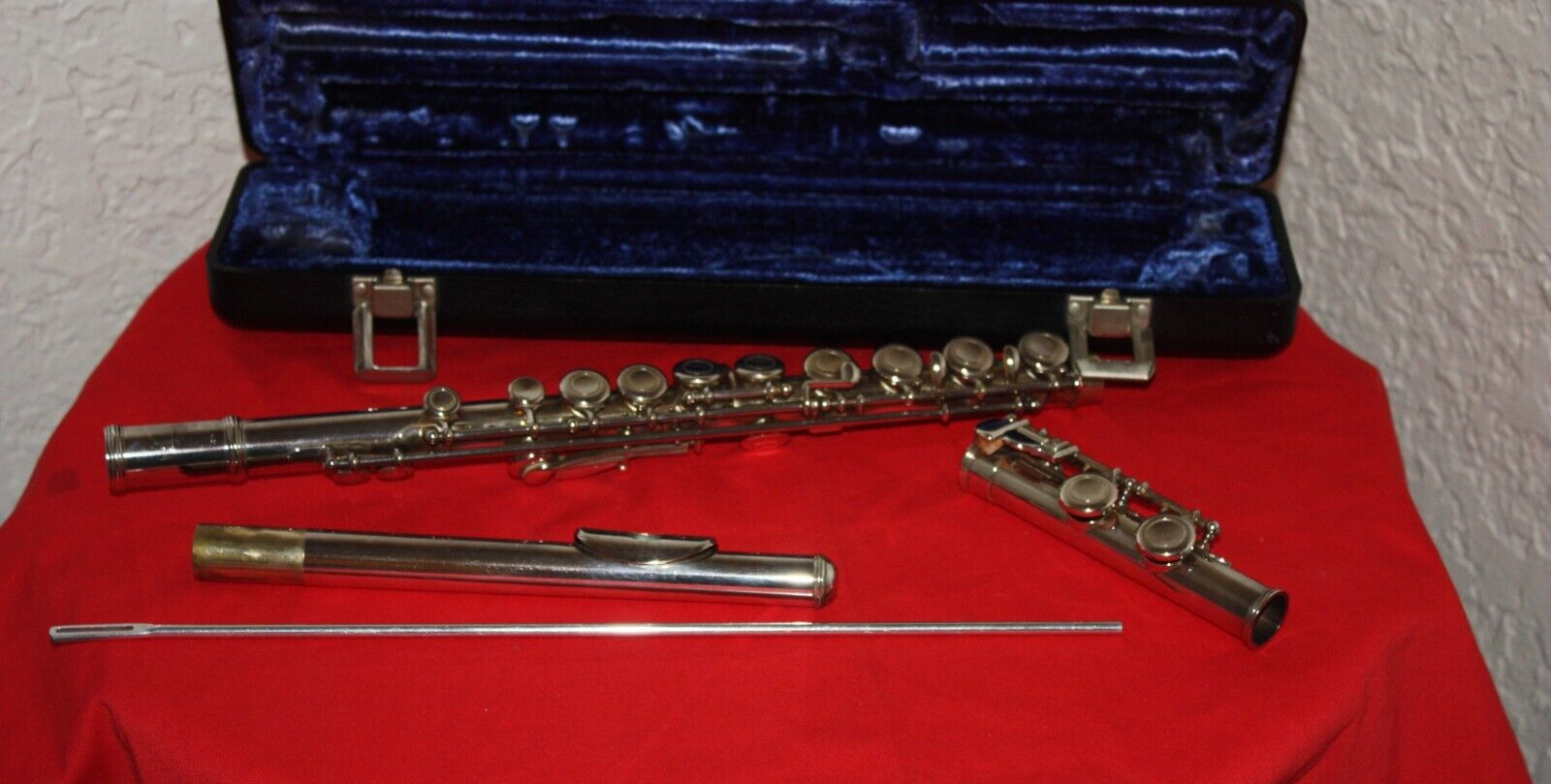 W.T. Armstrong Elkhart Indiana Flute 104 2918454 With Case eBay