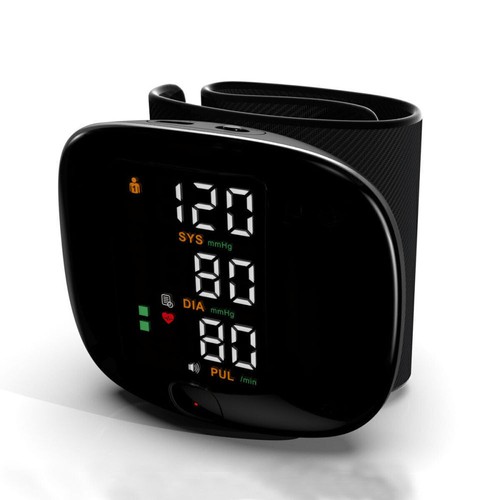 Automatic LCD Wrist High Blood Pressure Monitor Machine Heart Rate Gauge Digital - Picture 13 of 13