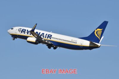 PHOTO  AEROPLANE BOEING 737-8AS(W) 'EI-DHF' RYANAIR C/N 33575 L/N 1660. BUILT 20