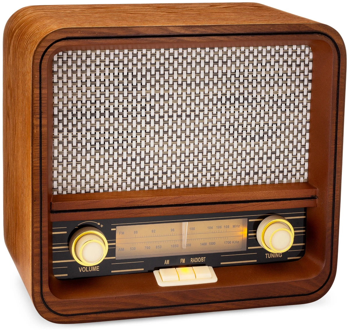 Retro Bluetooth-compatible Radio Built-in Speaker Vintage Design