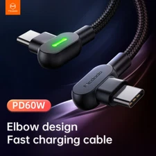 Mcdodo 60W Digital HD Type-C to Type-C Fast Charge Cable For Samsung iPad XIAOM