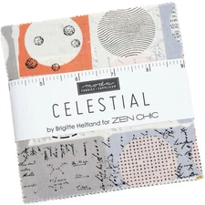 Celestial Moda Charm Pack 42 100% Cotton 5" Precut Fabric Quilt Squares