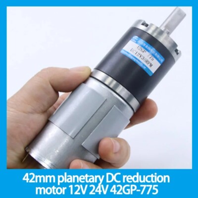 42mm Planetary DC Reduction Motor 12V 24V 42GP-775 Large Torque Low-speed Speed