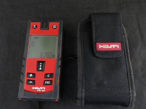 MEDIDOR DE DISTANCIA LÁSER DIGITAL HILTI PD-42 200M/650 PIES RANGO (UD2066942) - Imagen 1 de 5