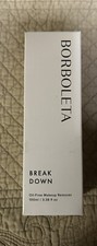 Borboleta Break Down Oil-Free Makeup Remover Full Size 3.38 Fl Oz NWB
