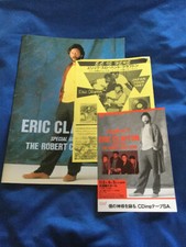 Eric Clapton Japan tour book/2 type promo flyer 1987