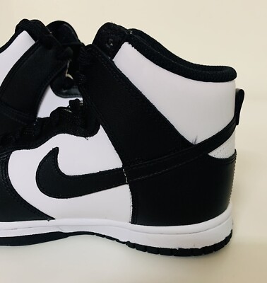 Nike Dunk High Panda Black White Women's Sz 6 Sneakers DD1869-103