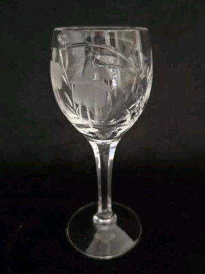 Stuart Kristall Kaskade Cordial Glas signiert 4 7/8'' 1. Qualität 