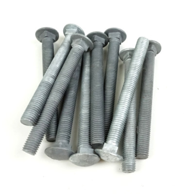 Everbilt 5/8-11 x 6 in. Galvanized Carriage Bolt (10-Pack) COC