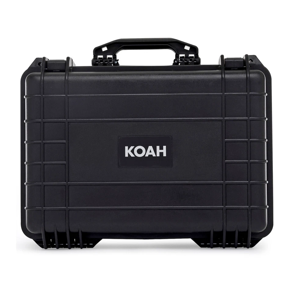 Koah Weatherproof Hard Case with Customizable Foam 18 x 14 x 7 In