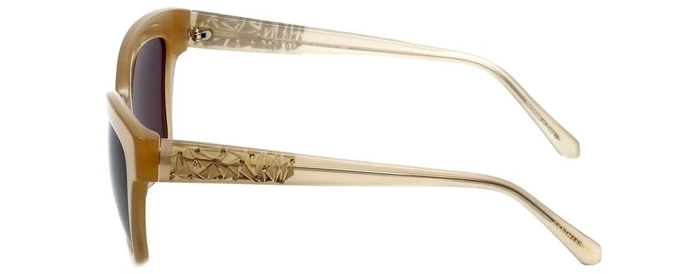 Judith Leiber Designer Sunglasses JL5015-09 in Cream in Brown Lens - Image 3 of 4