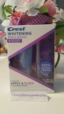 Crest ~ Whitening Emulsions .88 oz 1 Minute Apply Overnight Freshness ~ NEW~READ