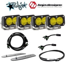 Baja Designs Dual S2 Amber Cornering Mirror Mount Lights For 2021+ Ford Bronco