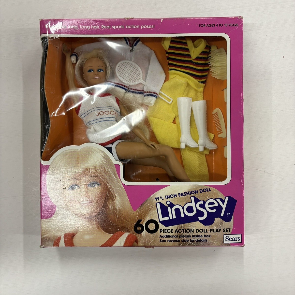 Sears Vintage 1980s Lindsey Blonde Hair 60 Piece Action 11.5