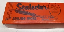 Deluxe Sealector Heat Sealing Iron - Model 200 D-1   Pre-Owned