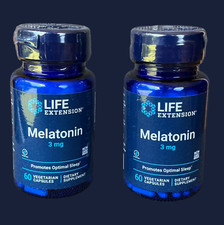 Melatonin 3 mg 2-pack Life Extension