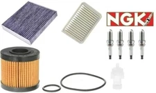 NGK Spark Plugs Tune up Kit Cabin Air Filter 2010-2017 for Toyota Camry 2.5L