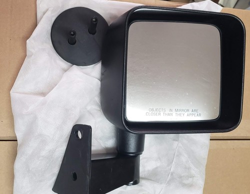 Pair Manual Door Mirror For 07-18 Jeep Wrangler Texture Side Driver & Passenger - Picture 4 of 6