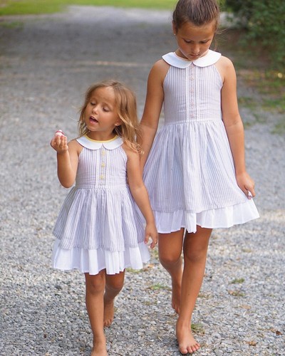 Well Dressed Wolf VINTAGE 8 NWT Striped Helen Dress LA1-A32 - Picture 2 of 3