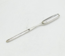 Irish George II Sterling Silver Crested Bone Marrow Scoop Antique c1750 Dublin