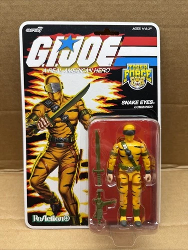 GI Joe Super 7 Reaction+ O Ring Target Tiger Force Snake Eyes New on Sealed Card