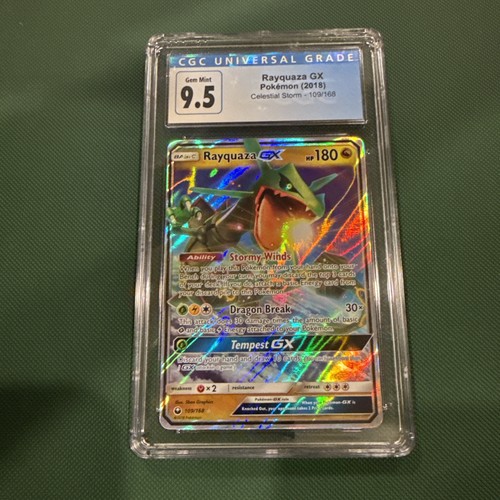 Rayquaza-GX graded CGC 9.5 for sale on eBay