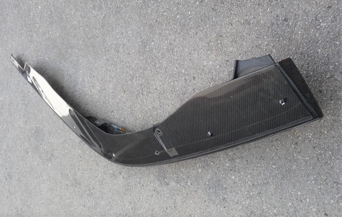 20-23 Ferrari F8 Tributo Spider Front Right Lateral Aero Flick Spoiler 890502 OE