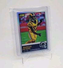 MARCUS PETERS 2019 Score 8/30 Silver Holo Border 30th Anniversary #294 RAMS