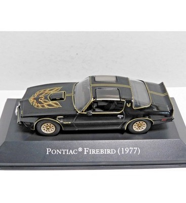 Pontiac Firebird Trans AM (1977) schwarz 1:43 Modellauto Altaya Atlas Bandit UK