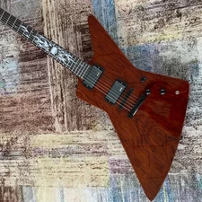 Electric Guitar James Hetfield Explorer Ken Lawrence Flaming Sun Inlay