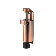 Kickdown Door Stopper Spring Loaded Foot Pedal S 112mmL Copper Tone