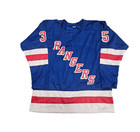 New York Rangers Mike Richter Autographed Pro Style Blue Jersey JSA Authentic... — photo 3
