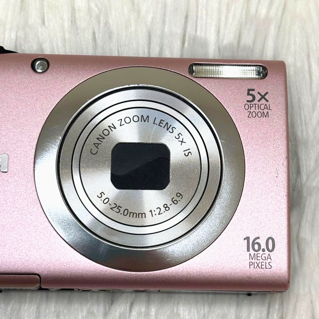 美品 Canon PowerShot A2400 キャノン キヤノン ピンク Canon PowerShot A2400 IS Pink 16.0MP 5x Optical Zoom Digital