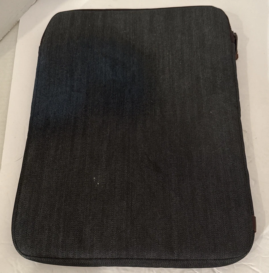 Funda para portátil Incase manga vertical aprox 14”X10,5” azul denim naranja interior Foto 4 de 4