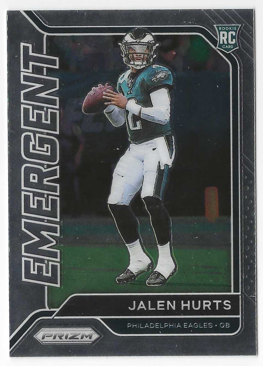 2020 PANINI PRIZM JALEN HURTS EMERGENT RC #12