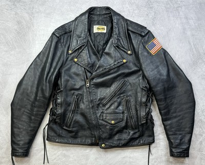 Vintage Bates Highwayman California Harley Davidson Leather Biker