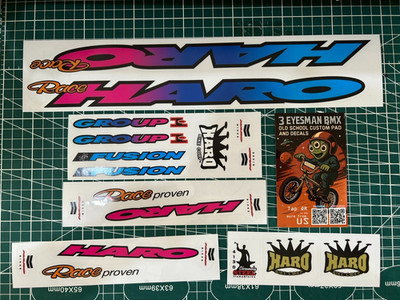 1995 Haro group1 SI Bmx sticker decal