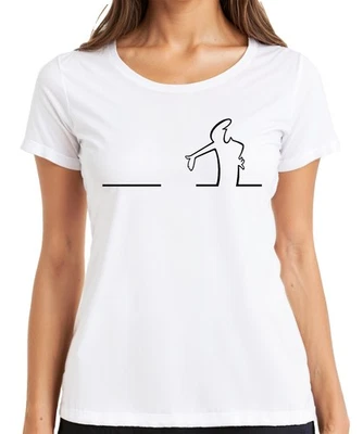 PRINTERA Balum La Linea Lui Osvaldo Cavandoli Cartoon Balum Balum Damen T-Shirt