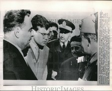 1961 Soviet President Leonald Brezhnev Greeted Gov Rabat Morocco 10X8 Photo