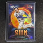 🦷2025 TOPPS COSMIC CHROME BASEBALL Planetary Pursuit SUN RC ROKI SASAKI SP