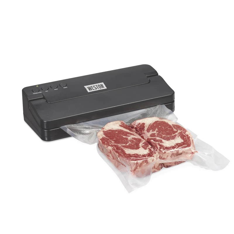 Weston Compact Food Vacuum Sealer Machine Powerful 23 Hg Pump For Bags Up To 11