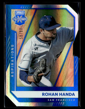 Rohan Handa 2021 Elite Extra Edition Aspirations Blue Die Cut 58/67 #146