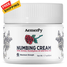 Numbing Cream Maximum Strength: Extra Strength 2 Ounce Pack of 1 , White