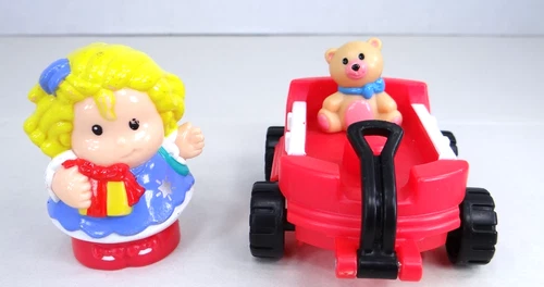 Fisher Price Little People Little Talkers Talking Sarah Lynn Red Wagon 99 Video