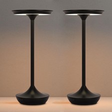 Cordless Table Lamp Rechargeable, 6000mAh Battery Operated Table Lights Outdo...
