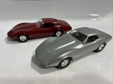Pair Of 1977 Corvette Promo Model Car 125 C3 Ex Cond No Boxes Pair Of 1977 Corvette Promo Model Car 125 C3 Ex Cond No Boxes