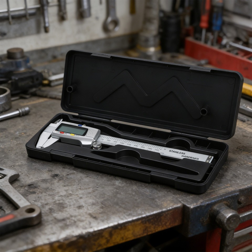 Stainless Steel Caliper Electronic Measuring Tool 工程测量 Metric ...