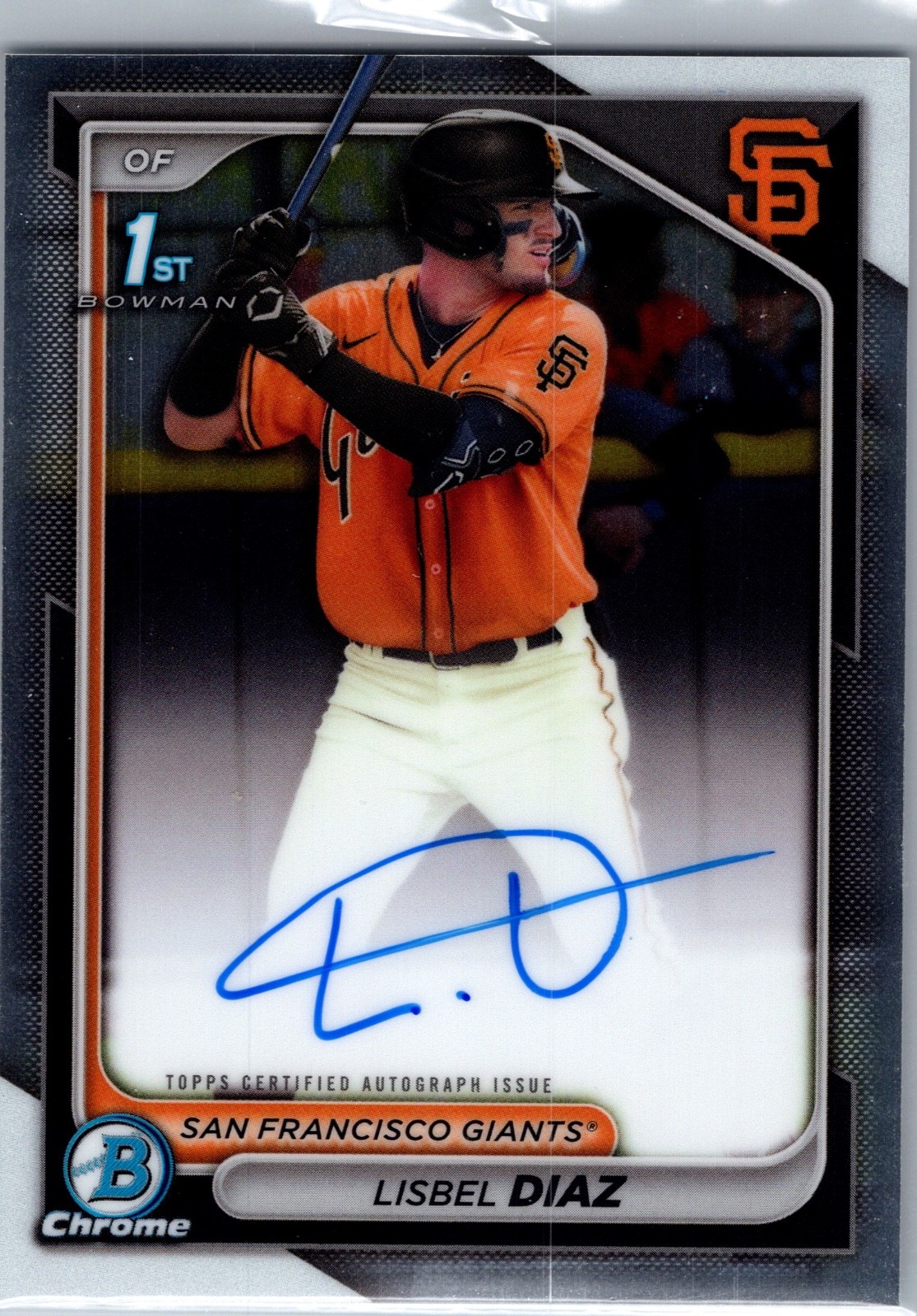 2024 Bowman Chrome - Prospect Autographs Lisbel Diaz #CPA-LDI (AU, RC)